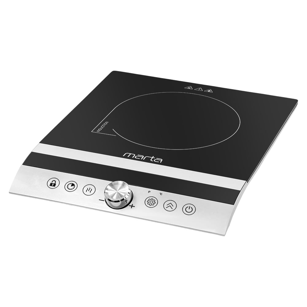 Изображение товара Плитка индукционная MARTA MT-HP4223B Черный стильная мощная 2000Вт