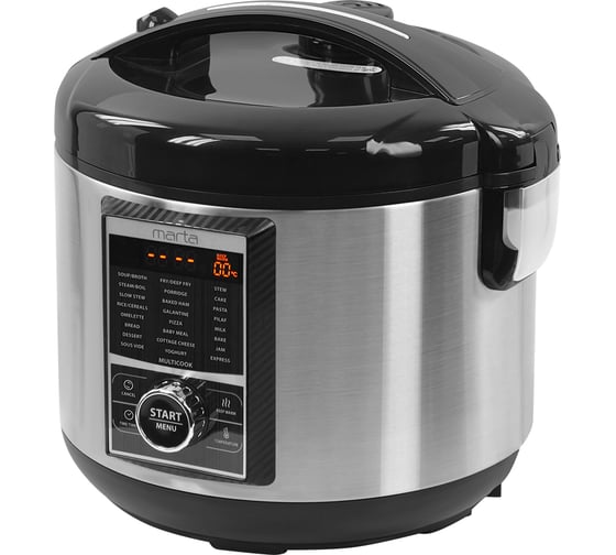 Изображение товара Мультиварка MARTA MT-MC4345A черный/сталь 41637