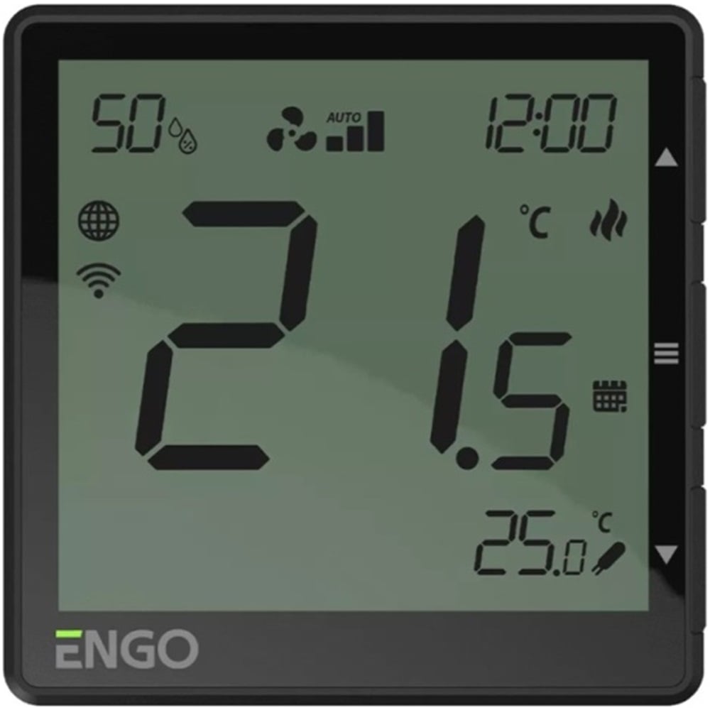 Изображение товара Универсальный терморегулятор ENGO controls ZigBee 230 В - черный, 3 A, IP20 Изображение товара Универсальный терморегулятор ENGO controls ZigBee 230 В - черный, 3 A, IP20