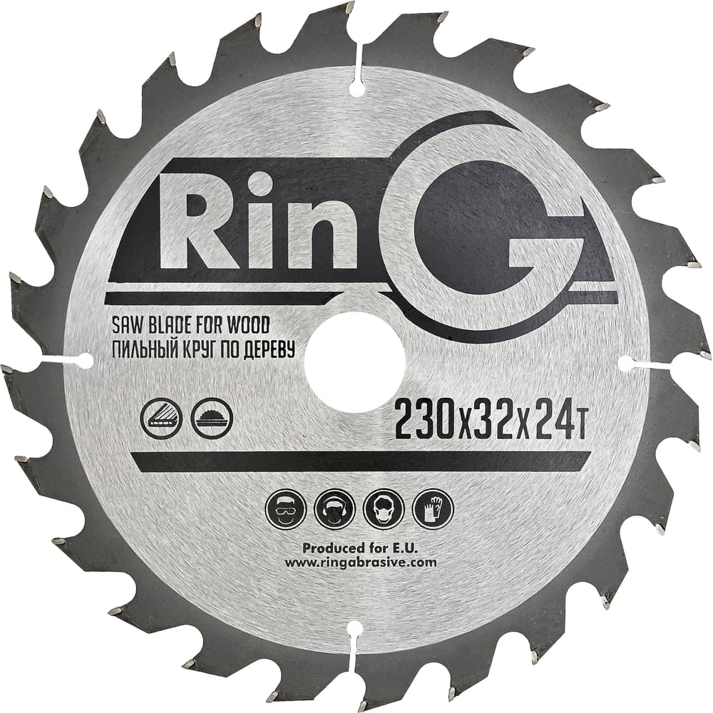 Изображение товара Пила дисковая по дереву Ring 230х22.2 30z 229738