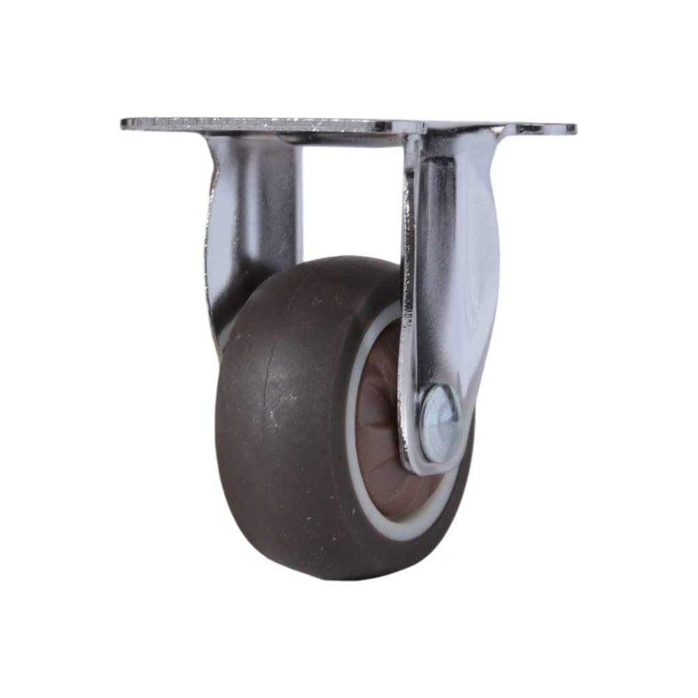 Изображение товара Колесо неповоротное Brante 40 мм, с подшипником TPR серая резина комплект 2 колеса 659124