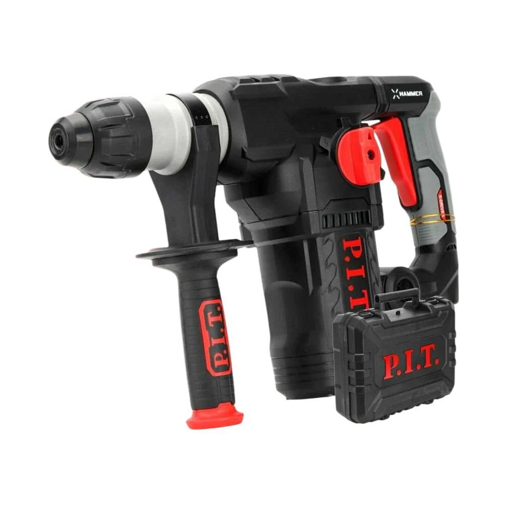 Изображение товара Перфоратор электрический SDS-Plus P.I.T. верт, 1500Вт, 6,0Дж, 3реж, Ø32мм, 0-920об/мин PBH32-C6 Изображение товара Перфоратор электрический SDS-Plus P.I.T. верт, 1500Вт, 6,0Дж, 3реж, Ø32мм, 0-920об/мин PBH32-C6