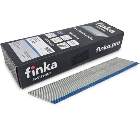 Изображение товара Отделочные реечные гвозди Finka DA 1.8x50 GVZ (Гальваника, 4000шт) DA-1850GVZ