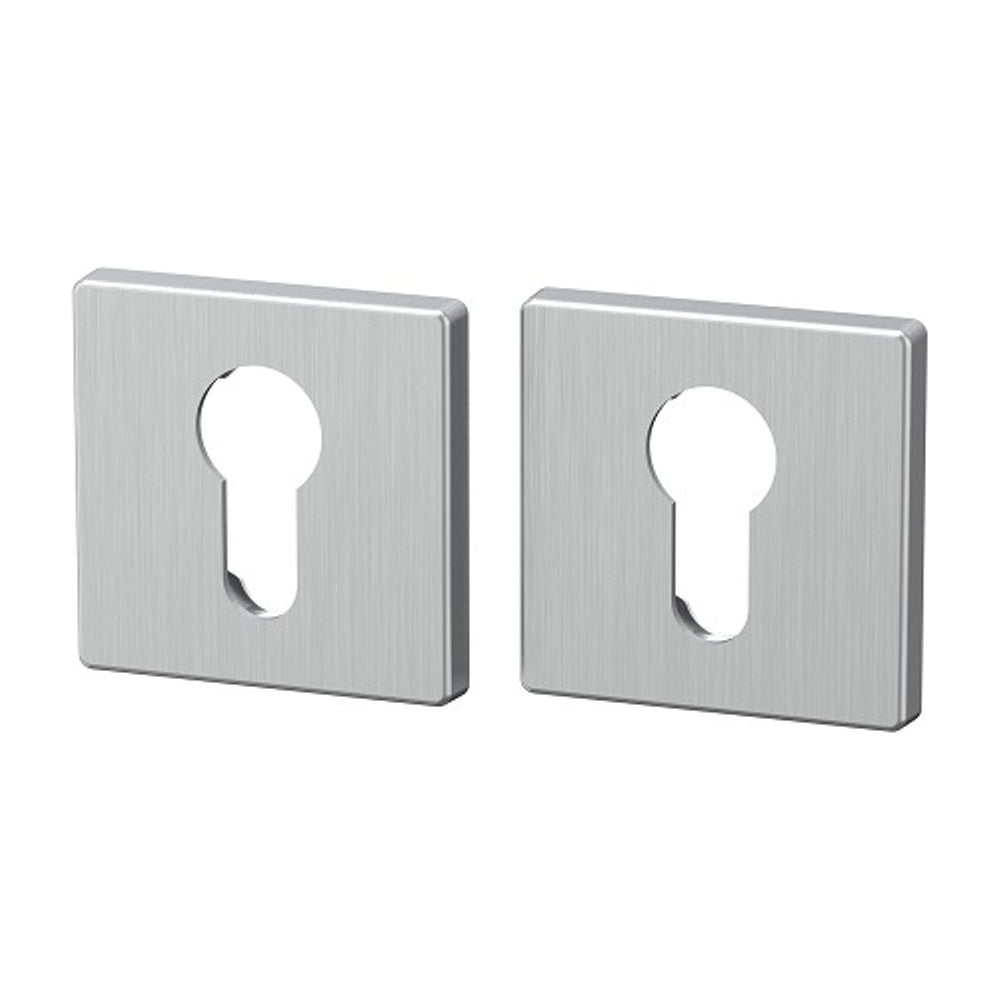 Изображение товара Накладка под цилиндр PUNTO SATIN CHROME 52х52 мм, надежность и стиль Изображение товара Накладка под цилиндр PUNTO SATIN CHROME 52х52 мм, надежность и стиль