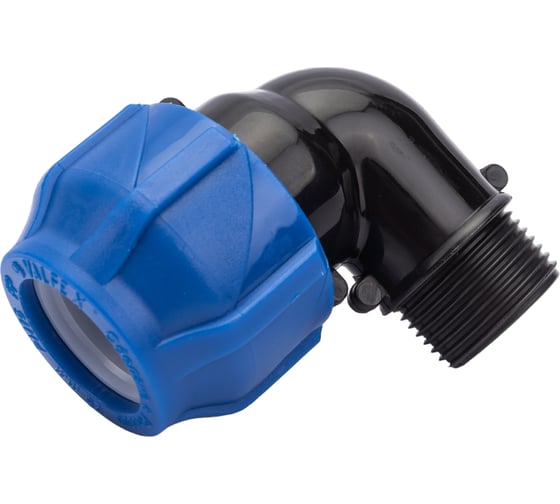 Изображение товара Компрессионный отвод VALFEX ПНД, с наружной резьбой, 25x3/4" 1210012425034