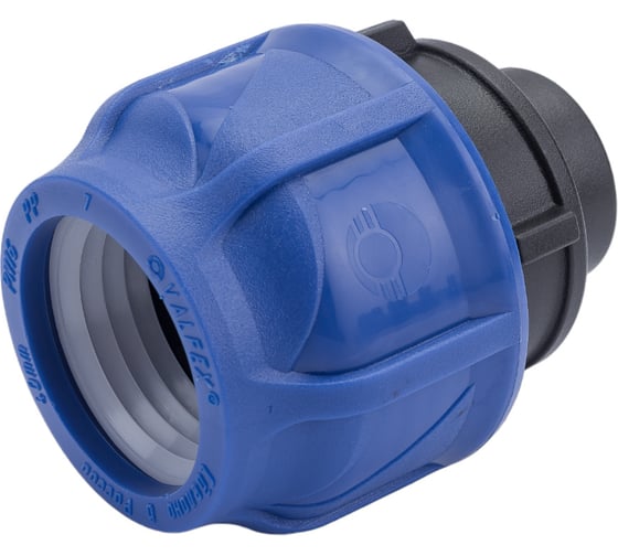 Изображение товара Компрессионная соединительная муфта VALFEX ПНД, с внутренней резьбой, 40x3/4" 121001240034