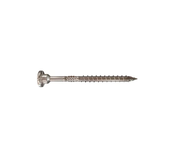 Изображение товара Евро-винт по дереву HIMTEX fix белый цинк, Torx 30 6*80 (200 шт.) 06080EUR