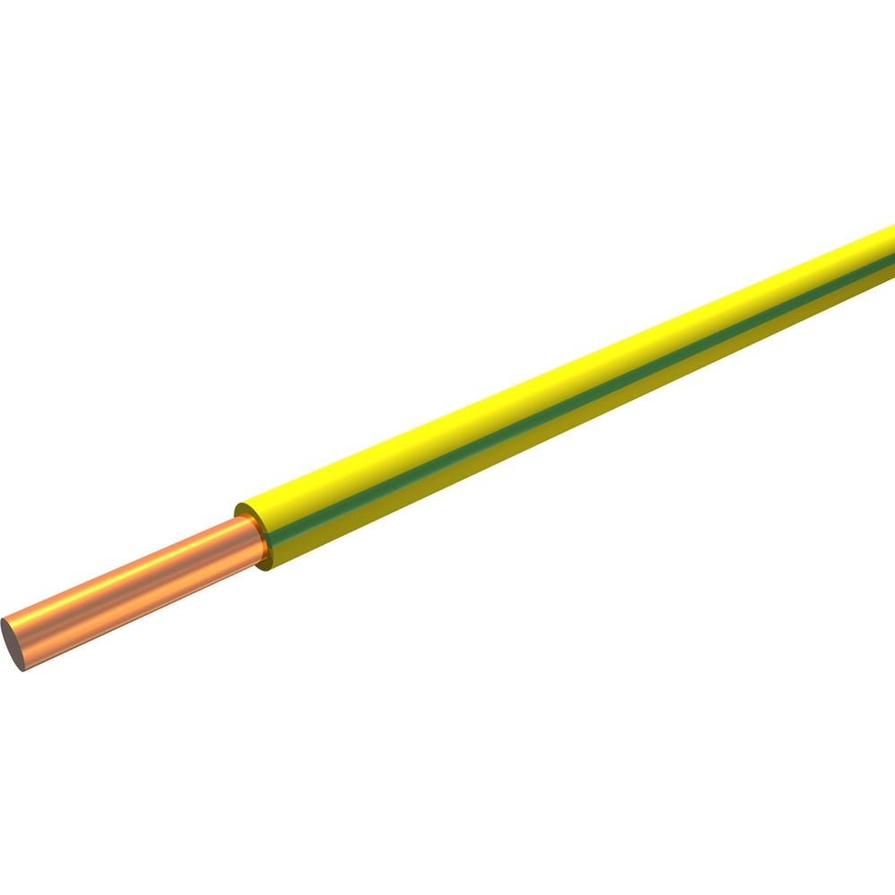 Изображение товара Провод ПуВнг(А)-LS iTOK 1х1,5 ГОСТ желто-зеленый (500 метров) i-KPP-PUVNG-LS-115-500-Y/G