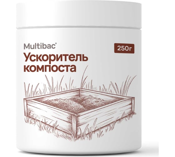 Изображение товара Биопрепарат Терра Экология ускоритель компоста Multilab 250 г UK-250