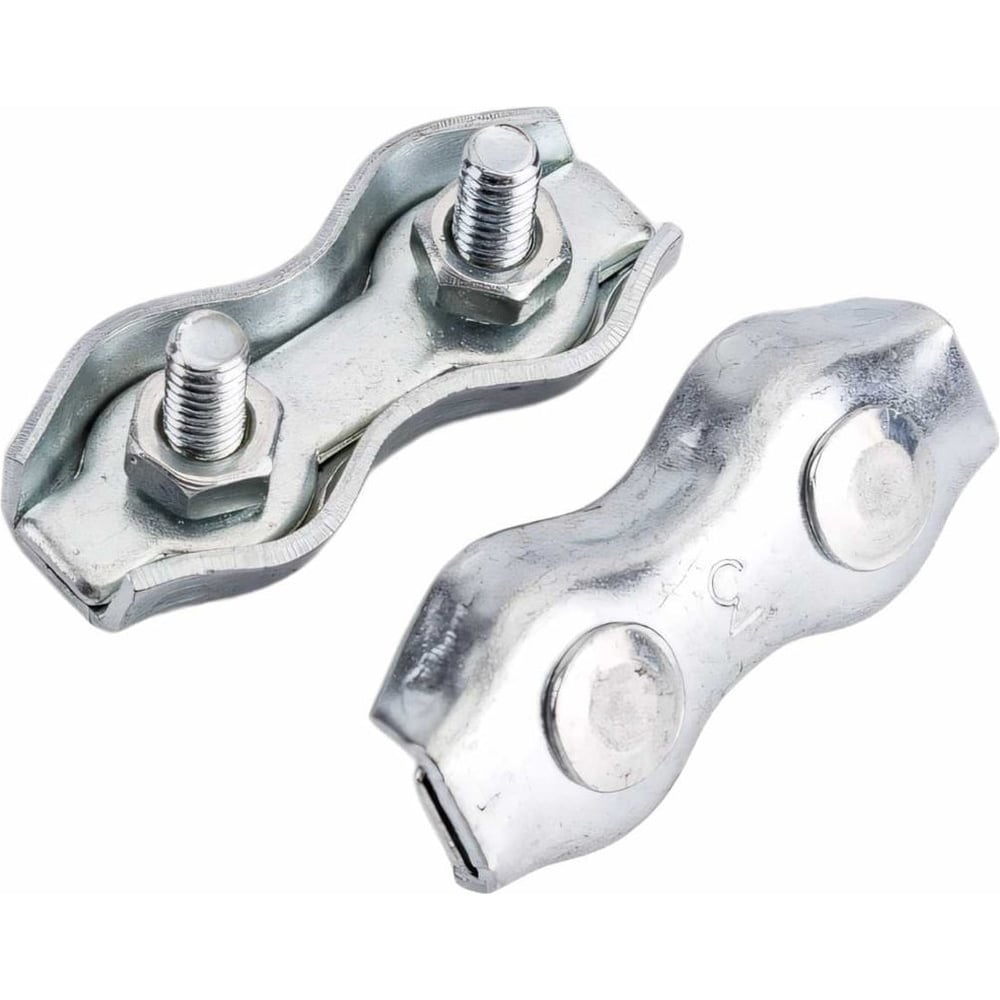 Изображение товара Зажим для каната Стройметиз (троса) DUPLEX 3 цинк (уп.50 шт) пакет 4020028 Изображение товара Зажим для каната Стройметиз (троса) DUPLEX 3 цинк (уп.50 шт) пакет 4020028