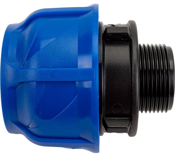 Изображение товара Компрессионная соединительная муфта VALFEX ПНД, с наружной резьбой, 50x1 1/4" 121001150114