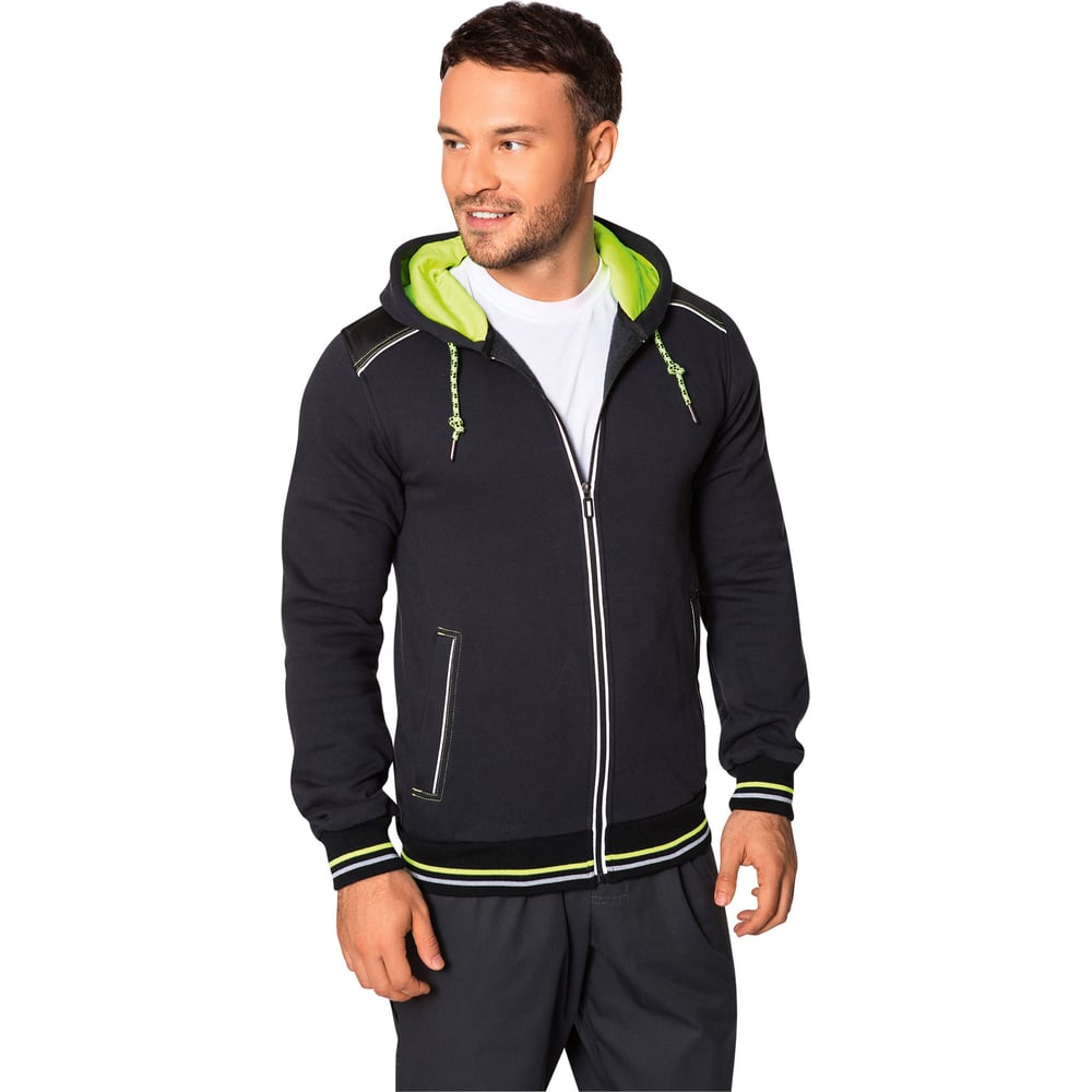 Изображение товара Толстовка CERVA НОКСФИЛД т-серый-желтый, 44-46/170-176 33028576-4446/3