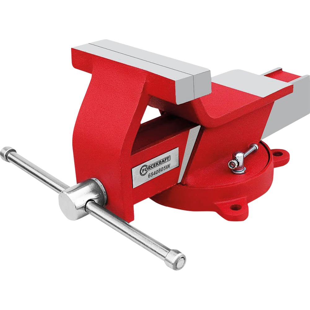 Изображение товара Тиски стальные Forcekraft поворотные с наковальней FK-6540805W(59620)
