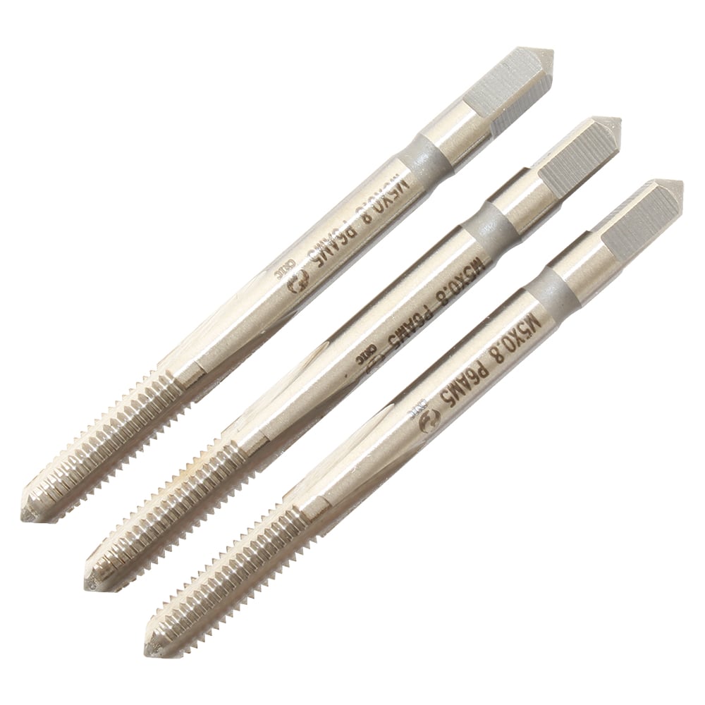 Изображение товара Метчик CNIC М 5,0 0,8 м/р.Р6АМ5 набор из 3-х шт. для глухих и сквозных отверстий 76597 Изображение товара Метчик CNIC М 5,0 0,8 м/р.Р6АМ5 набор из 3-х шт. для глухих и сквозных отверстий 76597