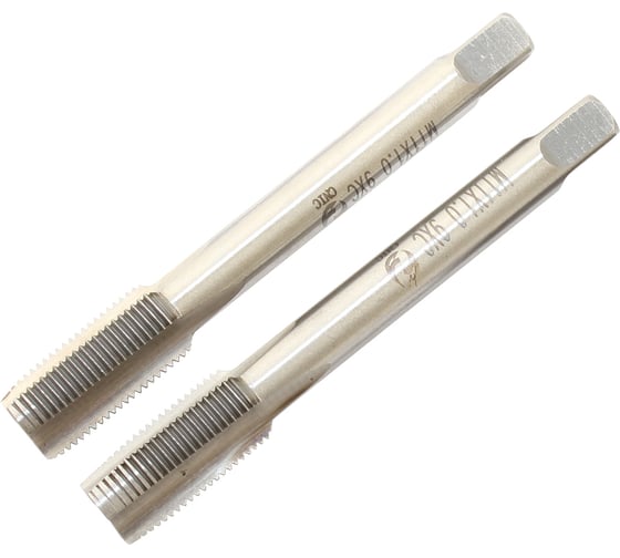 Изображение товара Метчик CNIC М11,0 х 1,0 9ХС ручной, набор из 2-х шт. для глухих и сквозных отверстий 76588