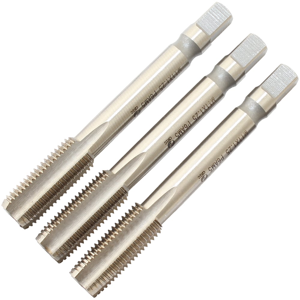 Изображение товара Метчик CNIC М11,0 х 1,25 мм Р6АМ5 набор из 3 шт