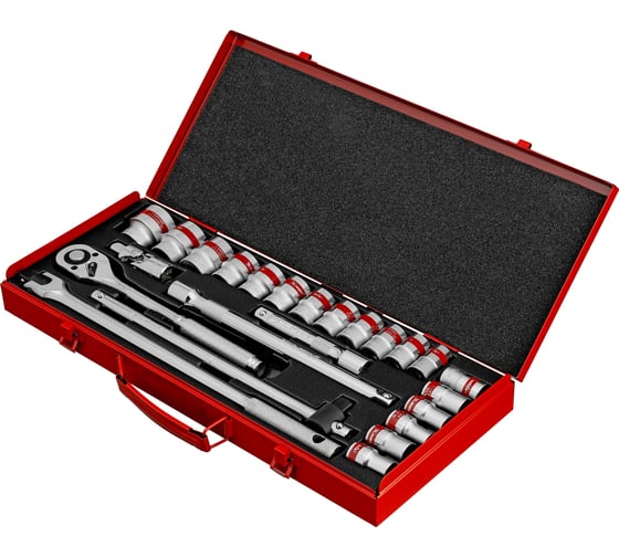 Изображение товара Автомобильный набор инструмента с квадратом 1/2" MASTER MATRIX 13582