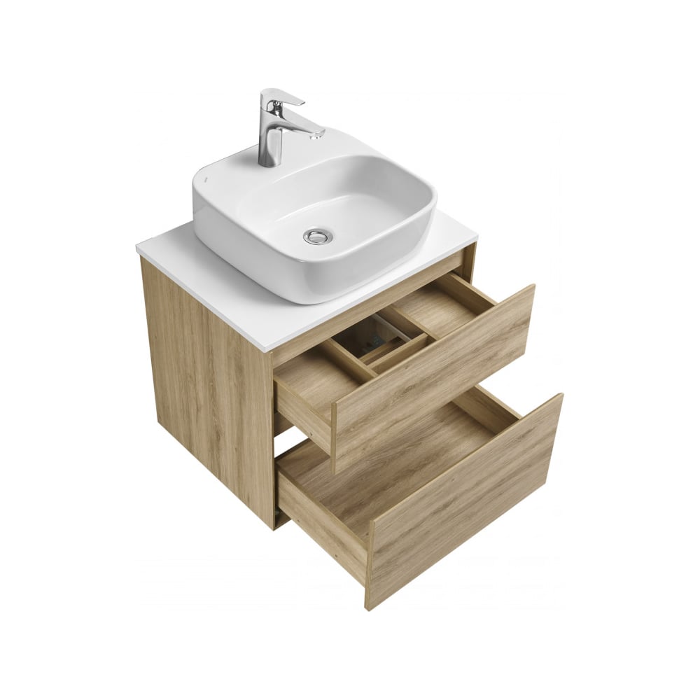 Изображение товара Тумба AQUATON Либерти 60 с столешницей и двумя выдвижными ящиками