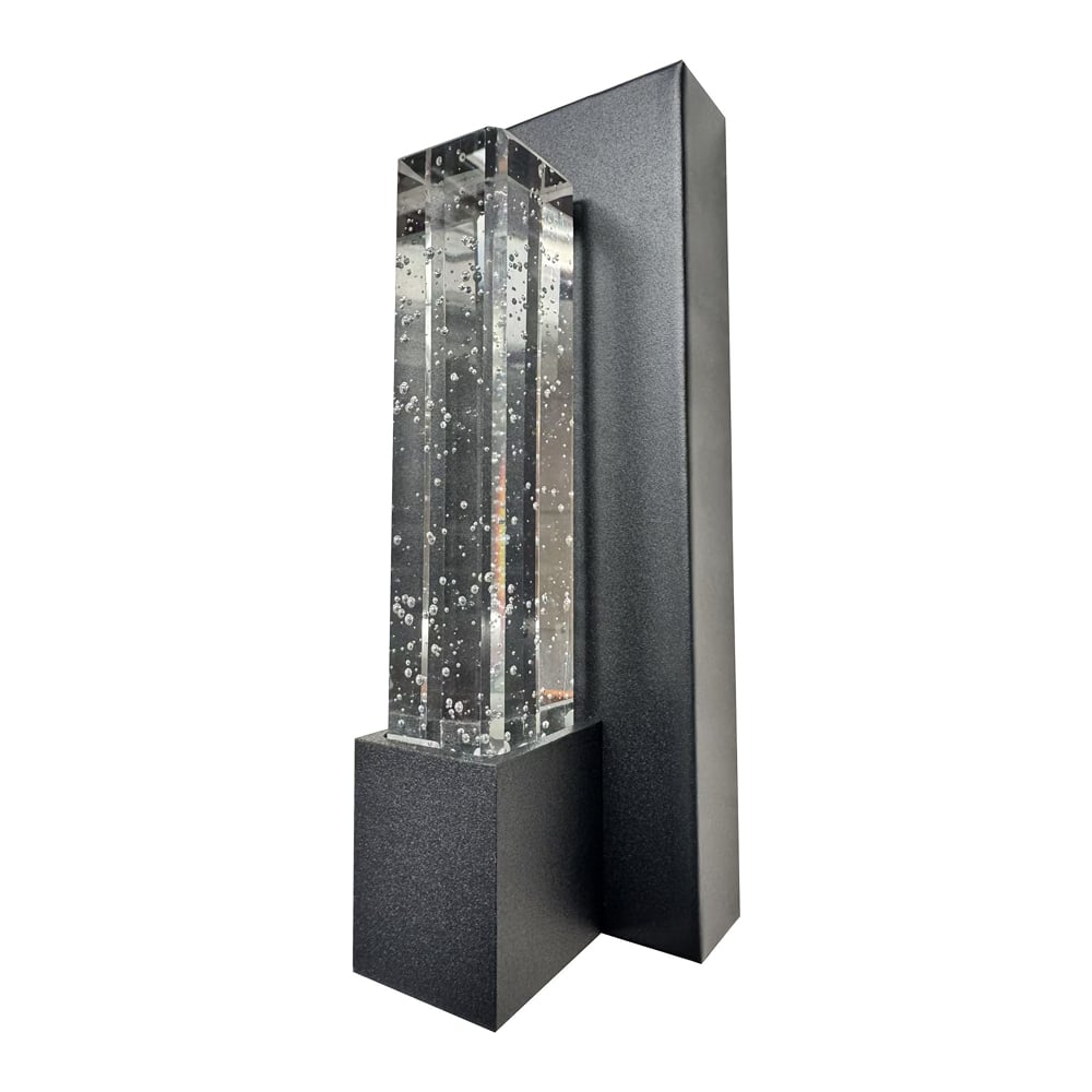 Изображение товара Светильник уличный светодиодный FERON DH2201 Катар 5W, 90х43х210мм, 3000К, черный (на стену вверх), 53093