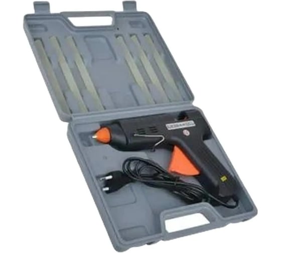 Изображение товара Пистолет клеевой с питанием от сети ZHONGDI ZD-9B (60 - 200 Вт) 220 В 87-3104 ZHONGDI 00-00016504