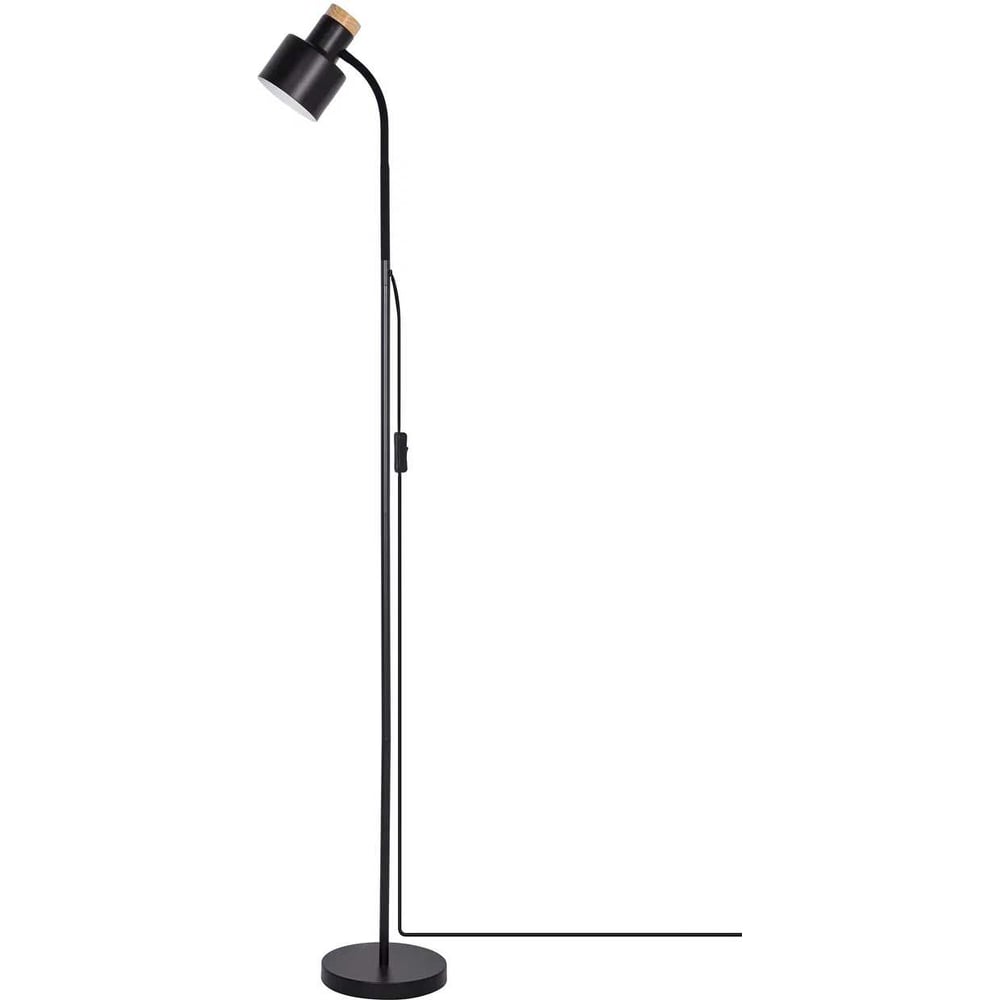 Изображение товара Напольный торшер SVih с черным металлом и цоколем E27, современный дизайн