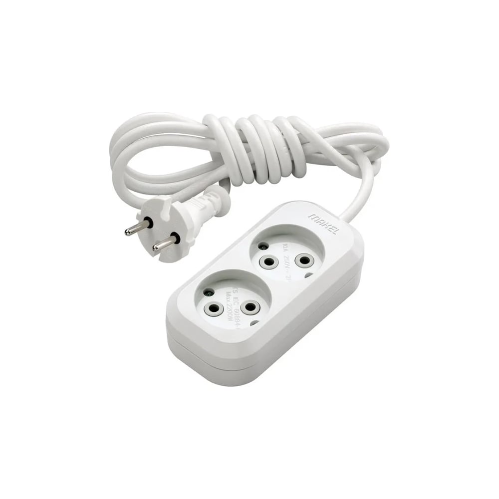 Изображение товара Удлинитель MAKEL MGP109 2x15 м без заземления