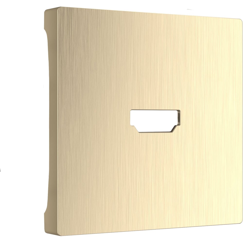 Изображение товара Накладка для розетки HDMI WERKEL W1196010 шампань рифленый a051433