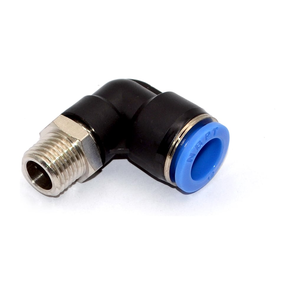 Изображение товара Пневмофитинг цанговый L-образный с наружной резьбой HIMPT 5 шт PL 12-М14х1.5 00-00026563