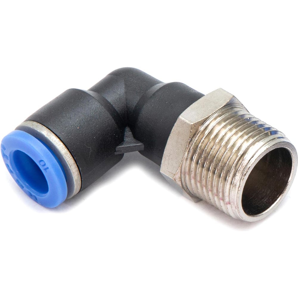 Изображение товара Пневмофитинг цанговый L-образный с наружной резьбой HIMPT 5 шт PL 10-М20х1.5 00-00026555