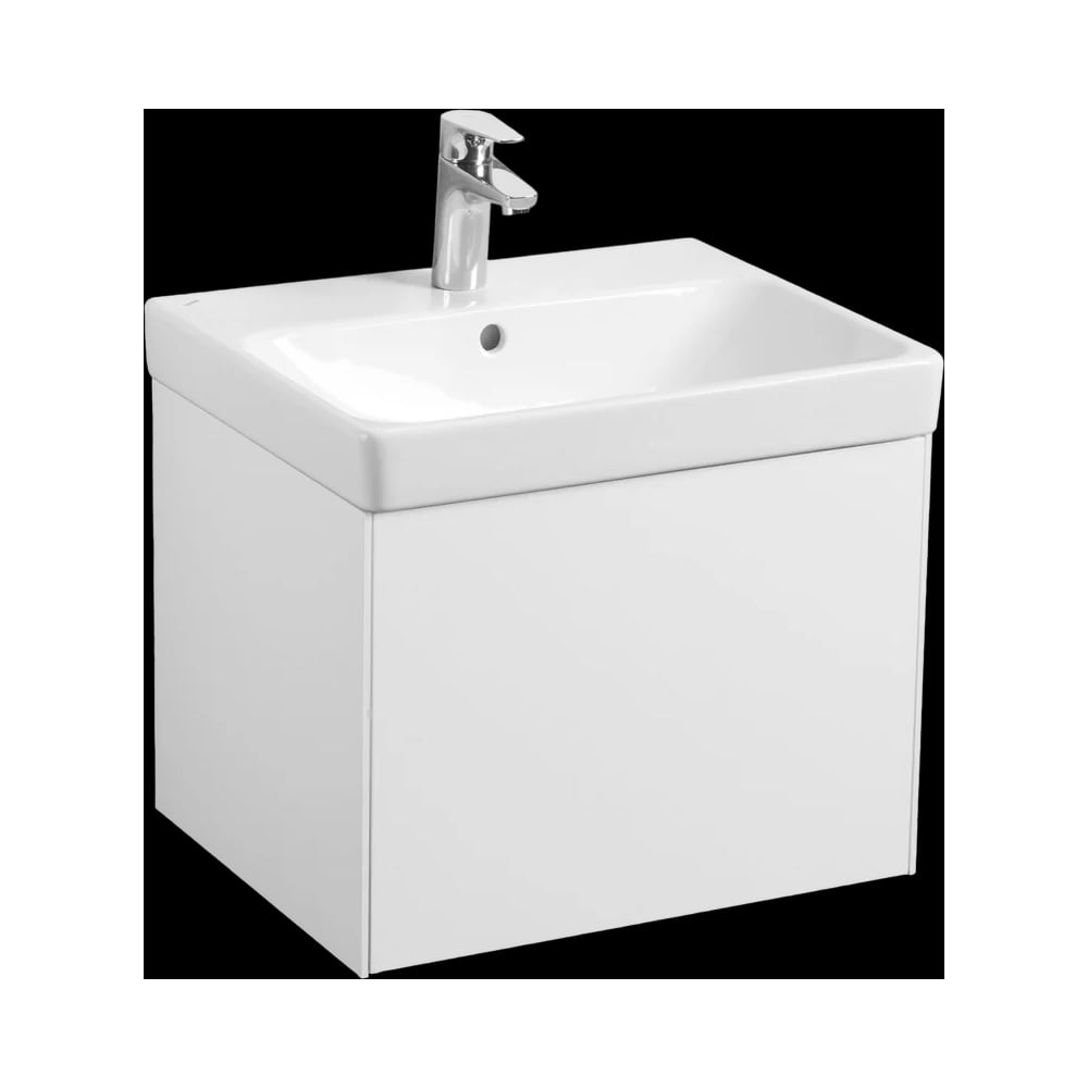 Изображение товара Тумба AQUATON Асти 55 с раковиной Адриана 55, цвет Белый 1A2631V0AX2B0