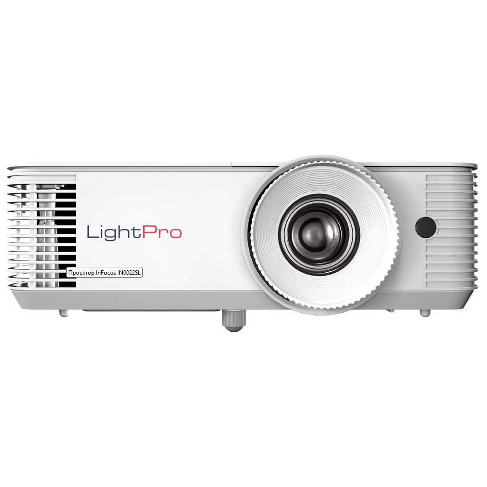Изображение товара Проектор INFOCUS IN0022SL, DLP, 4000 лм, SVGA, 30 000:1, 1.94~2.16:1, 2xHDMI 1.4, VGA in/out, S-Video, 3.5mm in/out, USB-A, RS-232 149467