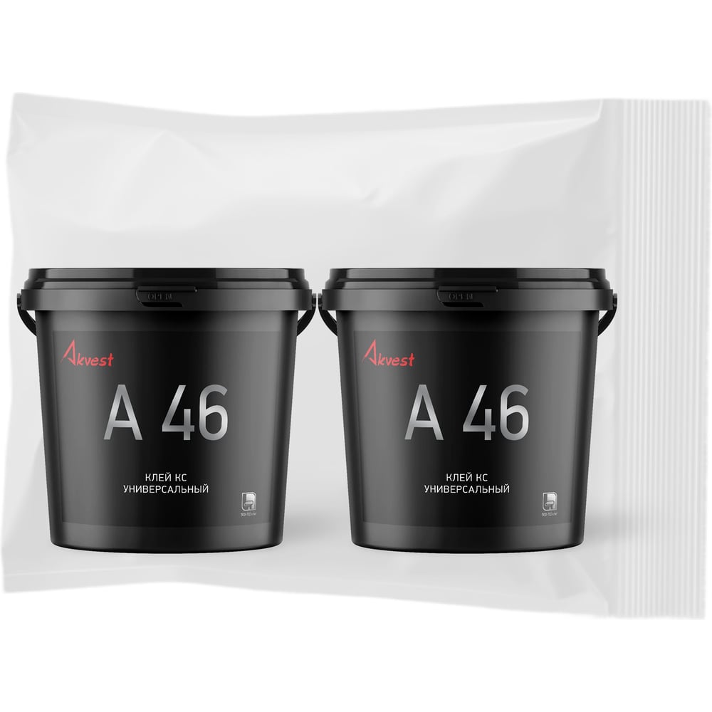 Изображение товара Клей Akvest КС А-46 1,3 кг 2 шт набор