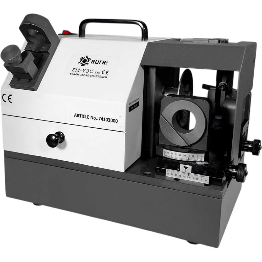 Изображение товара Станок для метчиков AURA TOOLS ZM-Y3C Заточка 12,7 мм посадочный диаметр, 78 мм диск