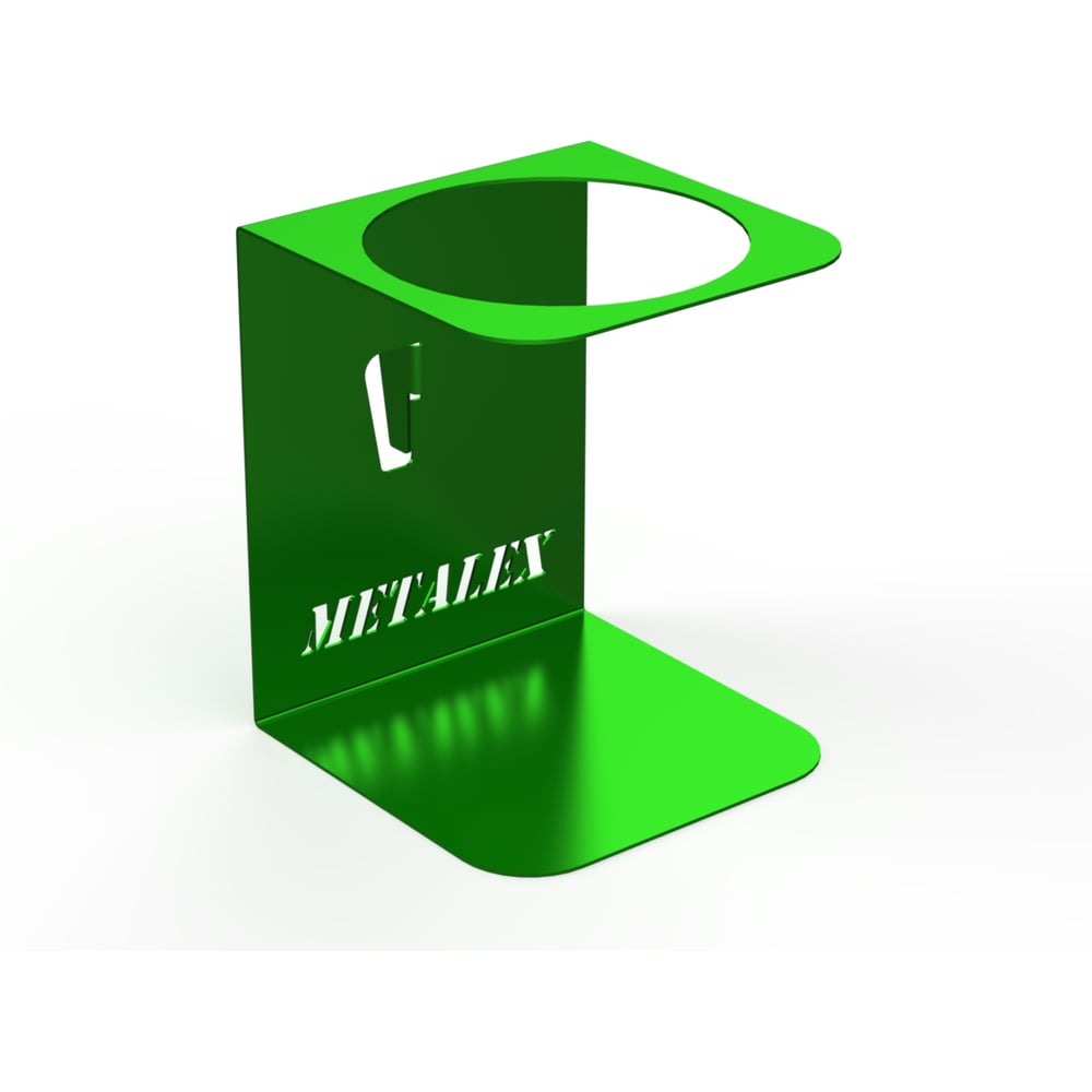 Изображение товара Держатель для баллончиков-спреев Металекс 1-х Зеленый