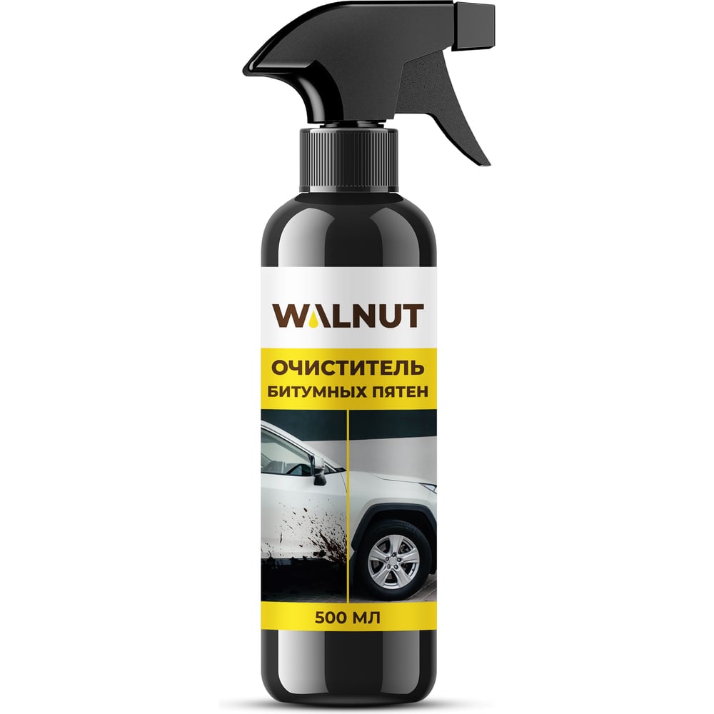 Изображение товара Очиститель WALNUT Очиститель битумных пятен WALNUT 500 мл WLN0044