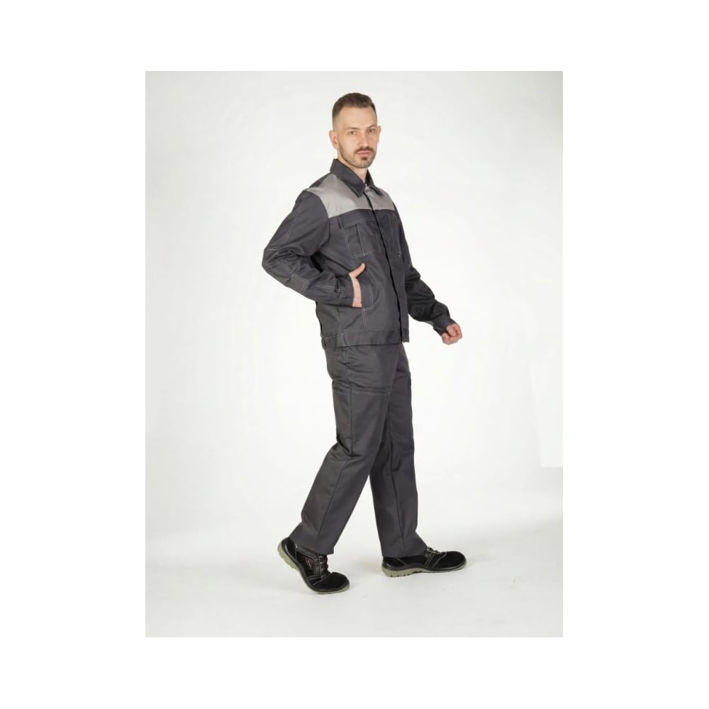 Изображение товара Костюм MILL ФАВОРИТ ТВИЛ летний куртка/брюки ткань 35 хб./65 пэ. плотность 240 гр./м2 р-р 48-50/170-176 4660319475058