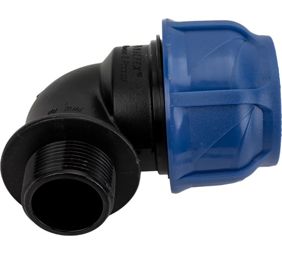 Изображение товара Компрессионный отвод VALFEX ПНД, с наружной резьбой, 50x1 1/4" 1210012450114
