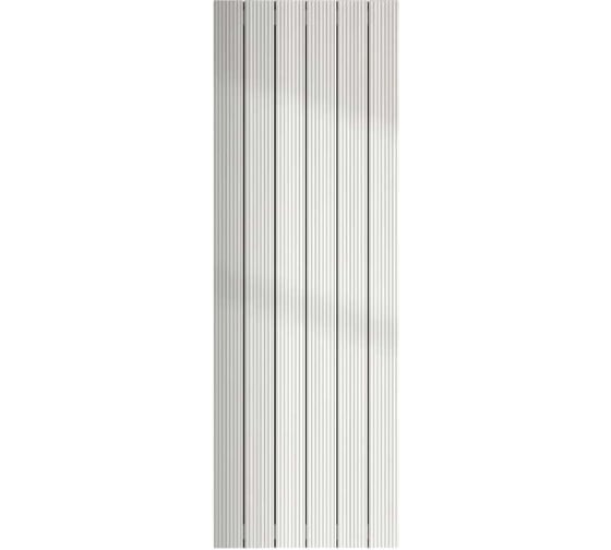 Изображение товара Вертикальный трубчатый радиатор отопления алюминиевый MIVARMO 6 секции, 1750 мм, белый, Multiflex правое MB6-1750-9016-MR