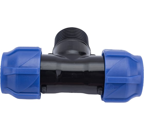 Изображение товара Компрессионный переходной тройник VALFEX ПНД, с наружной резьбой, 25-1"-25 1210022510025