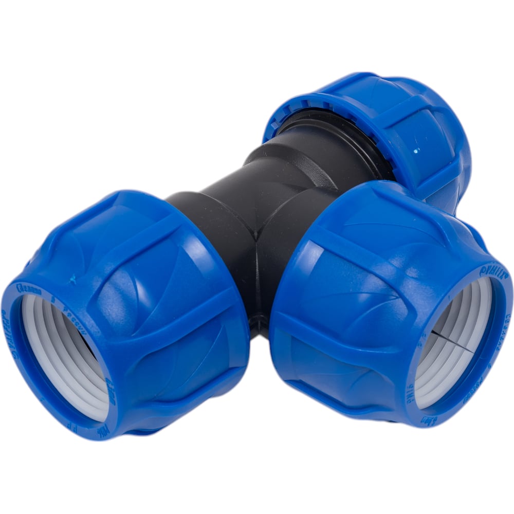 Изображение товара Компрессионный тройник VALFEX ПНД, 63-63-63 1210012636363