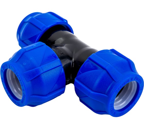 Изображение товара Компрессионный тройник VALFEX ПНД, 25-25-25 1210012252525