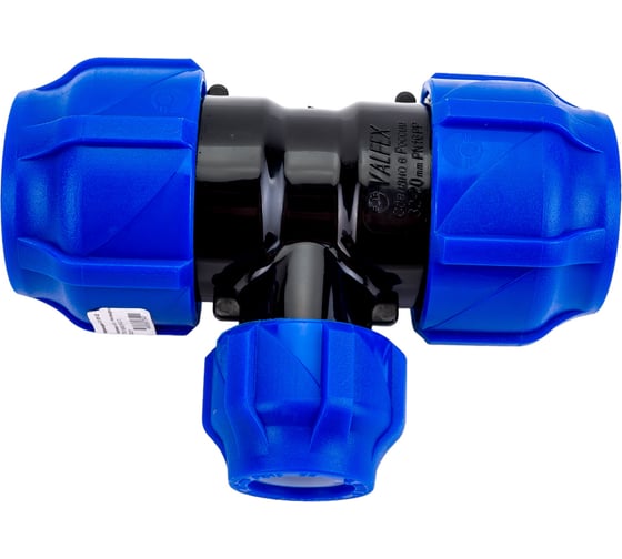 Изображение товара Компрессионный переходной тройник VALFEX ПНД, 32-20-32 1210012322032