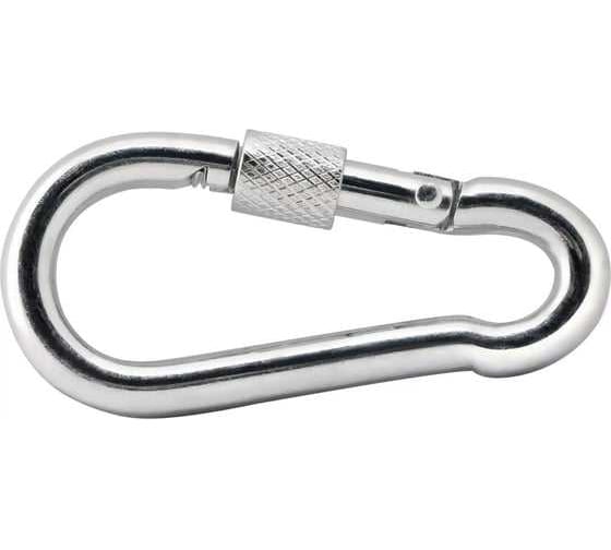 Изображение товара Карабин ARNO INDUSTRIES 5 мм 5 шт. с фиксатором для быстрого соединения и крепления такелажа DIN 5299D. оцинкованная сталь цинковое покрытие AF550050003160Ф