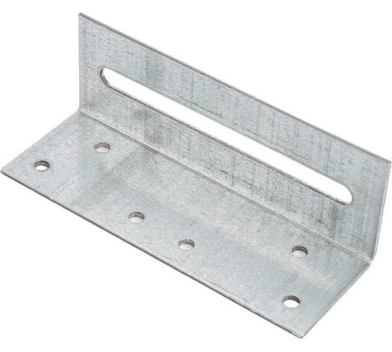 Изображение товара Крепежный уголок ARNO INDUSTRIES 40х40х120 10 шт. скользящий для монтажа деревянных конструкций оцинкованная сталь AJV040120232099