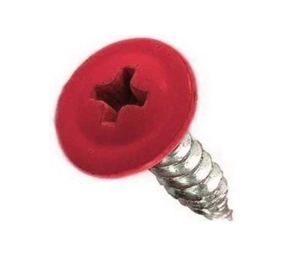 Изображение товара Саморез ARNO INDUSTRIES 4,2х13 1кг. с прессшайбой острый для крепления листового металла и тонколистовых материалов цвет RAL3003 AB3704201333598