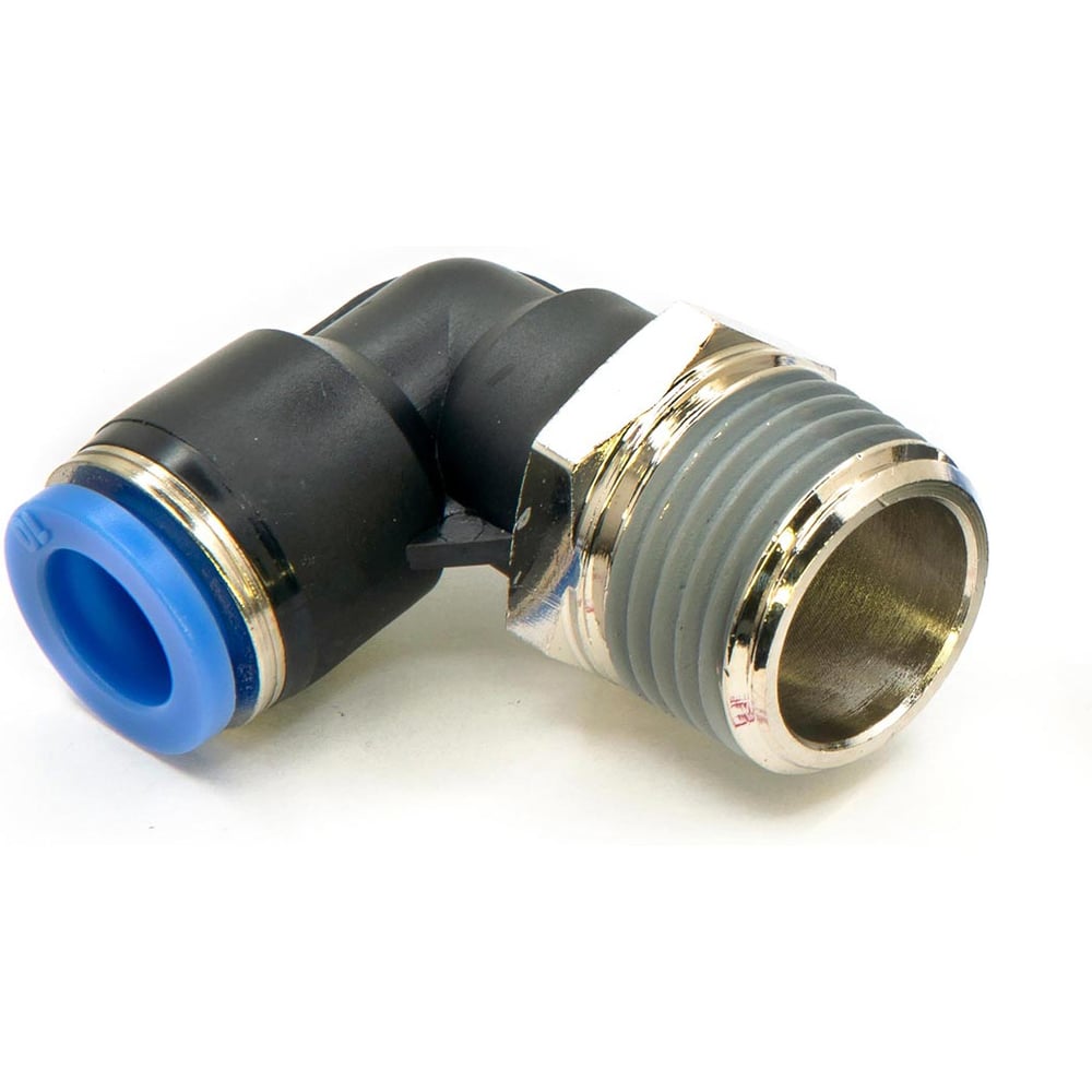 Изображение товара Пневмофитинг цанговый L-образный с наружной резьбой HIMPT 5 шт PL 10-04 (R1/2) 00-00026550