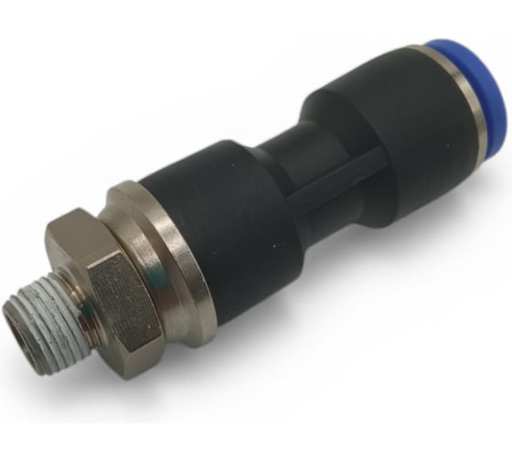 Изображение товара Фитинг прямой поворотный Контактная Механика трубка 10мм, 1/8 KRPC10-01