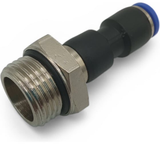 Изображение товара Фитинг прямой поворотный Контактная Механика трубка 8мм, G1/2 KRPC08-04G