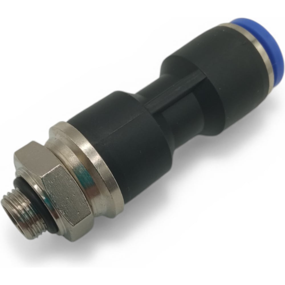 Изображение товара Фитинг прямой поворотный Контактная Механика трубка 10мм, G1/8 KRPC10-01G