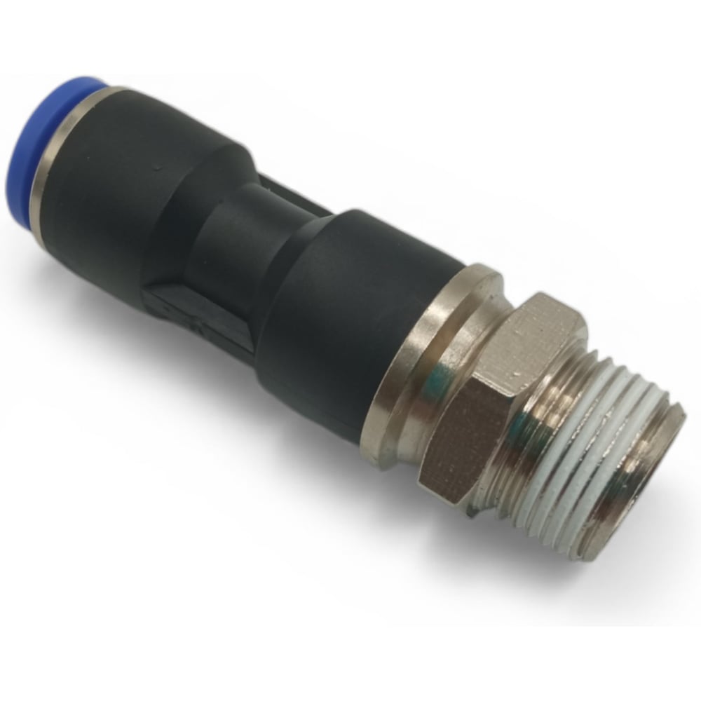 Изображение товара Фитинг прямой поворотный Контактная Механика трубка 10мм, 3/8 KRPC10-03